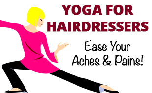 Yoga for hairdressers - easing shoulder pain and neck pain
